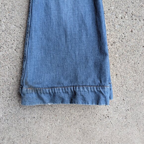 Wrangler 1970s Vintage Style Bell Bottom High Rise Flare Jeans - Picture 8 of 9